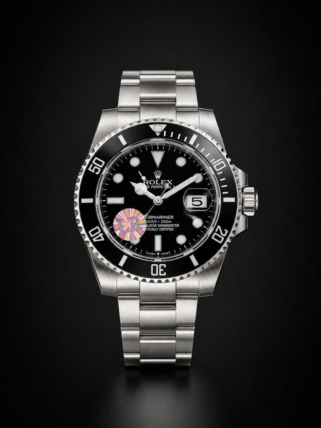 Rolex Submariner Date Black Dial and Bezel Stainless Steel