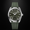 Omega Seamaster Aqua Terra Bay Green Dial on Green Rubber Strap
