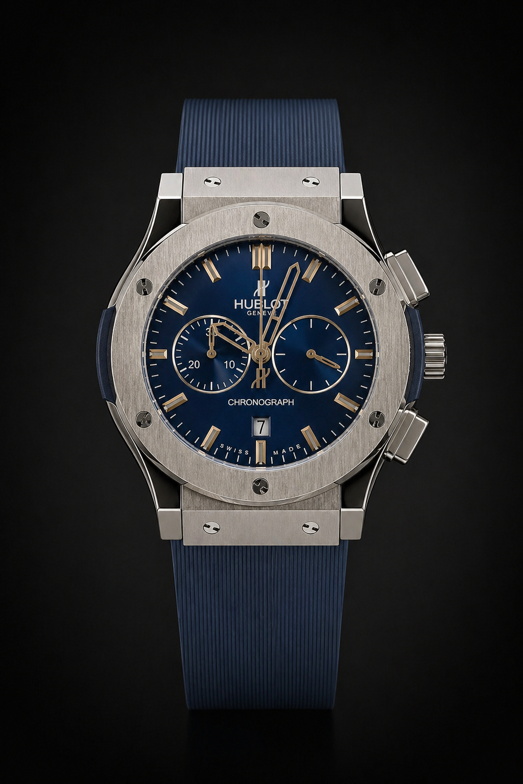 Hublot Classic Fusion Chronograph Titanium Blue