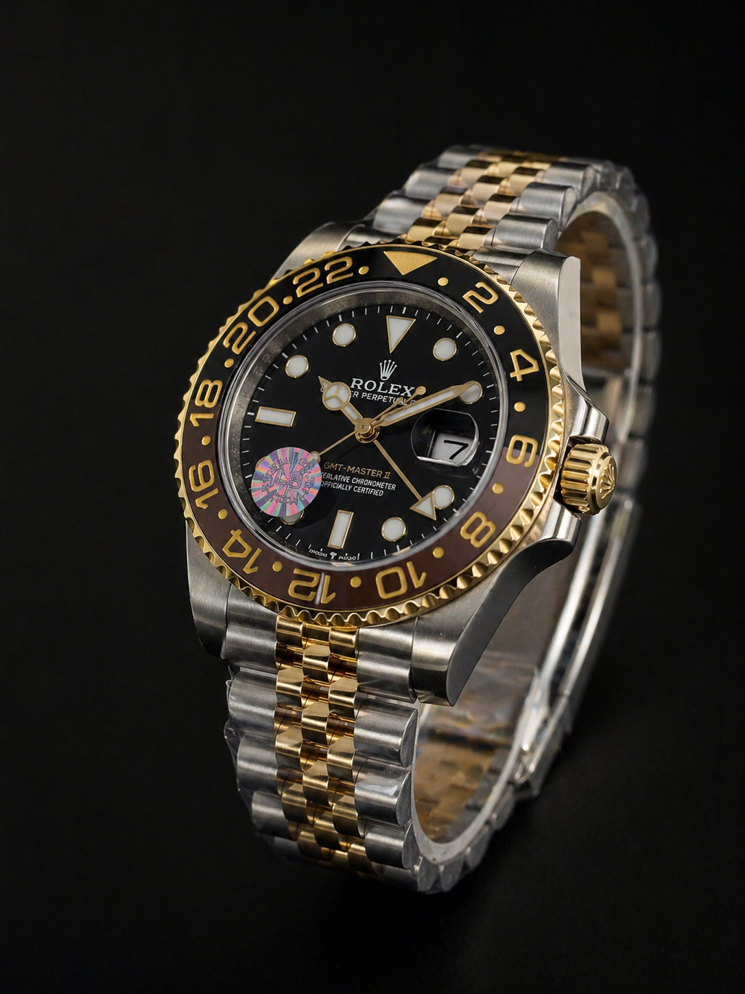 Rolex Root Beer Yellow Gold on Jubilee Bracelet