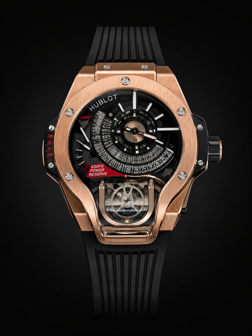 Hublot MP-13 Tourbillon Retrograde King Gold Super Clone