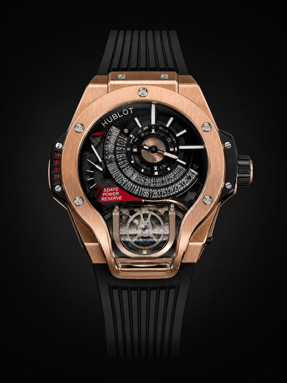 Hublot MP-13 Tourbillon Retrograde King Gold Super Clone