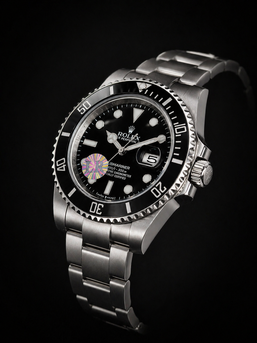 Rolex Submariner Date Black Dial and Bezel Stainless Steel