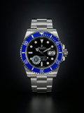 Rolex Submariner Date White Gold with Blue Cerachrom Bezel and Black Dial