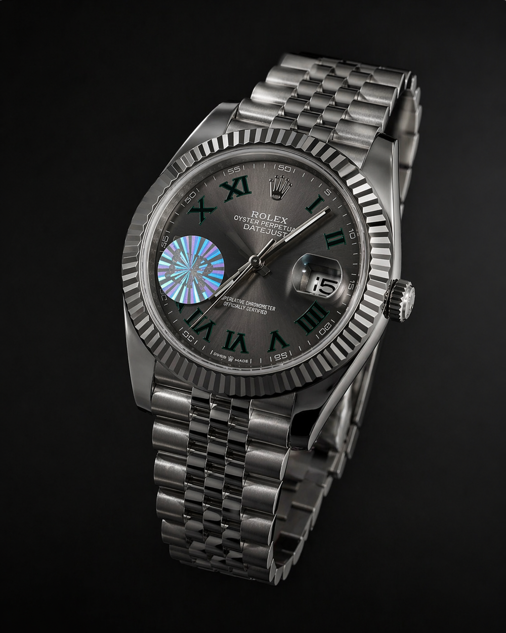 Rolex Datejust 41 Wimbledon Dial Stainless Steel on Jubilee Bracelet