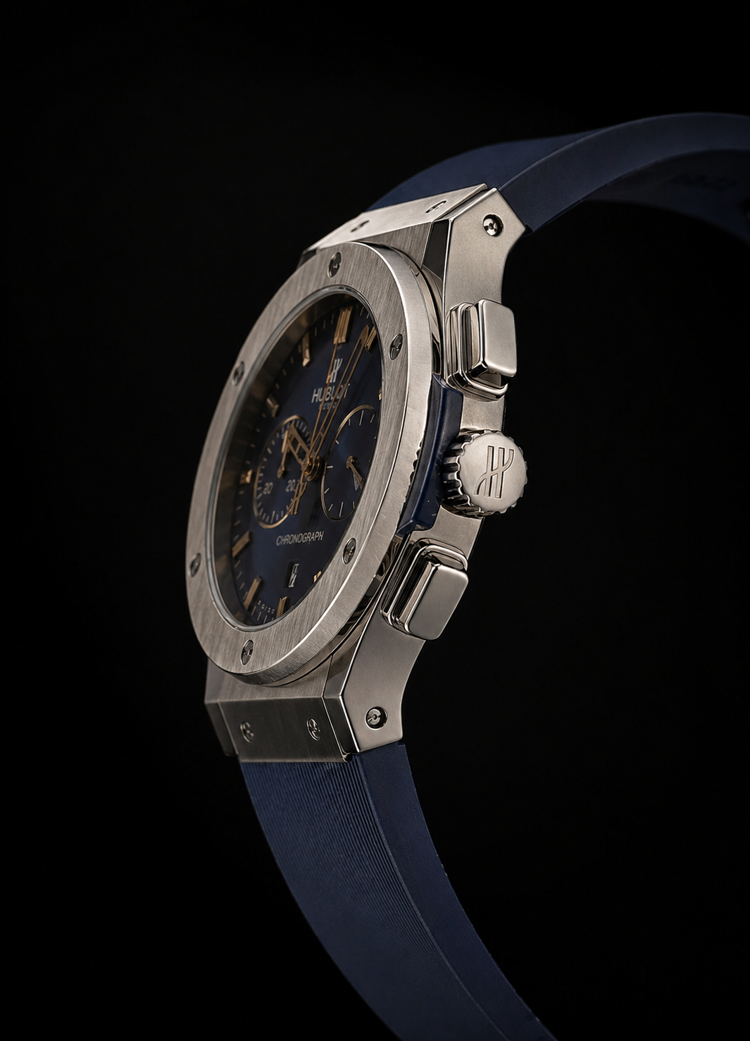 Hublot Classic Fusion Chronograph Titanium Blue