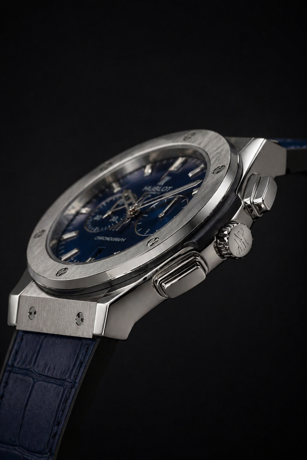 Hublot Classic Fusion Chronograph Titanium Blue