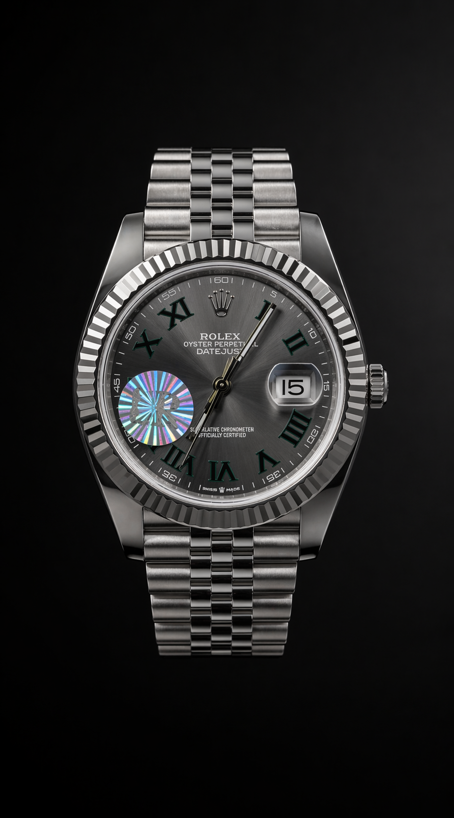 Rolex Datejust 41 Wimbledon Dial Stainless Steel on Jubilee Bracelet