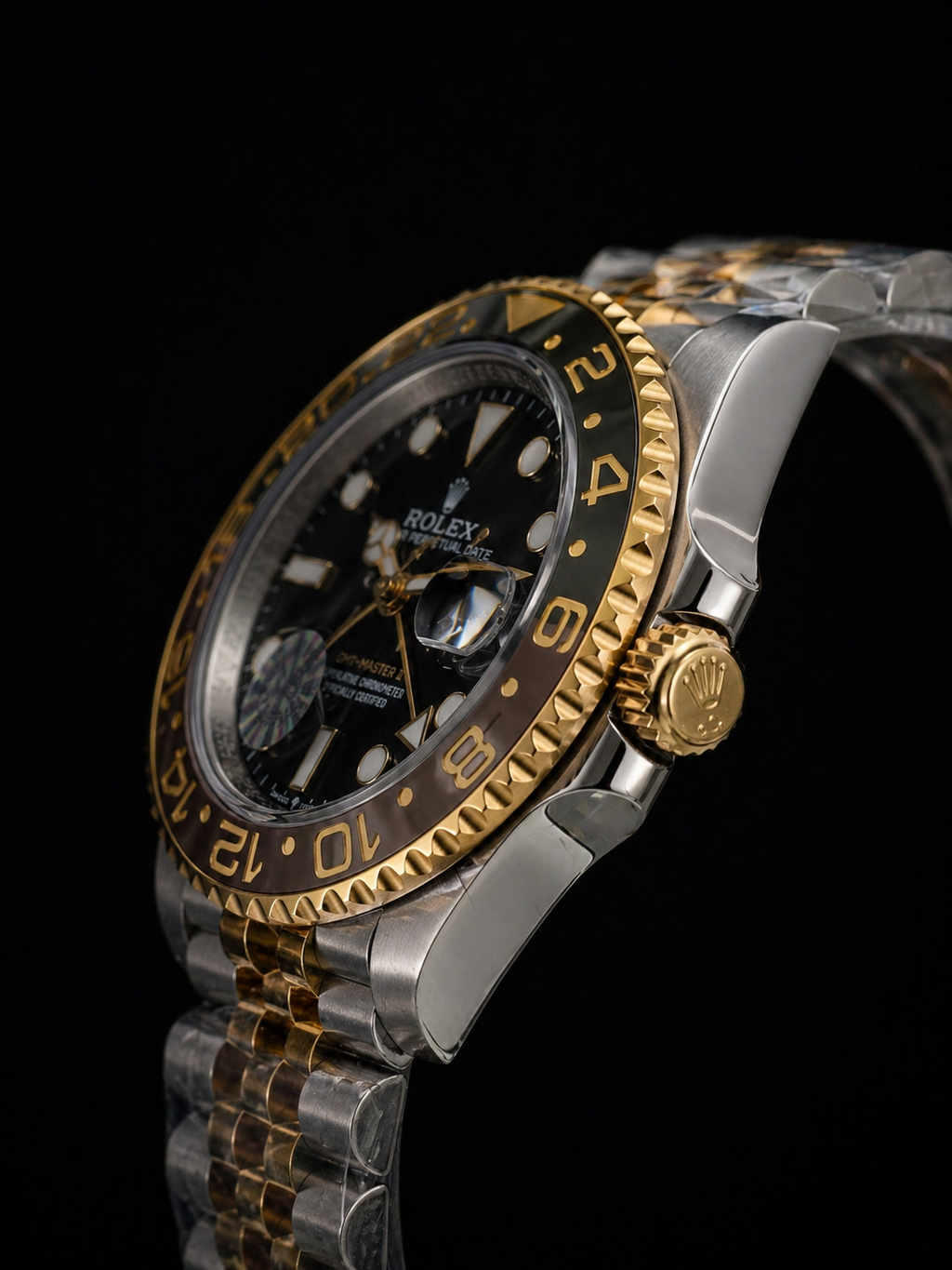 Rolex Root Beer Yellow Gold on Jubilee Bracelet