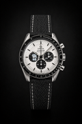 Omega Speedmaster Anniversary Stainless Steel on Black Nylon Strap